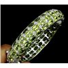 Image 2 : Natural Top Rich Green Peridot 165 Cts Bracelet