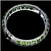 Image 3 : Natural Top Rich Green Peridot 165 Cts Bracelet