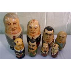 russian nesting dolls soviet leaders