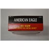 Image 1 : 50 ROUNDS AMERICAN EAGLE 40 S& W 180 GRAIN FMJ