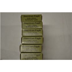 120 ROUNDS AMERICAN EAGLE 5.56 X 45 62 GR FMJ