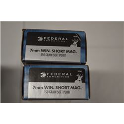 40 ROUNDS FEDERAL 7MM WIN SHORT MAG 150 GRAIN SP