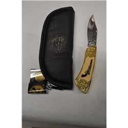 FRANKLIN MINT COLLECTOR COLT 1851 NAVY REVOLVER KNIFE