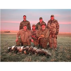 3 day Alberta Goose and Duck hunt for 6 Hunters donated by Alberta Fall Flight..