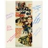 Image 1 : The Wizard of Oz Munchins 8x10 Photo Signed by Six