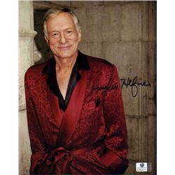 Hugh Hefner Playboy Signed 8x10 Photo Global