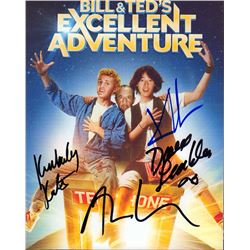 Bill and Ted's Excellent Adventure Cast Signed 8x10 Photo