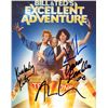 Image 1 : Bill and Ted's Excellent Adventure Cast Signed 8x10 Photo