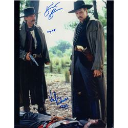 Val Kilmer Kurt Russell Tombstone Signed 11x14 Photo