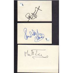 The Rolling Stones Set of Three Signed Cards