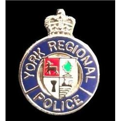 Canadian York Regional Police Badge Pin