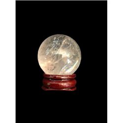 Natural Quartz Crystal Miniature Sphere Scrying Ball