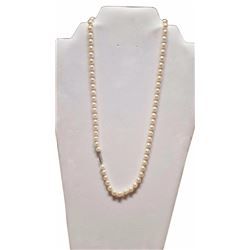 21" Pearl & 14kt Gold Necklace -