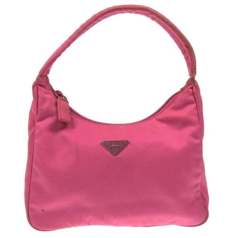 prada pink nylon bag