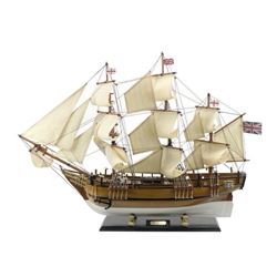 Wooden Charles Darwins HMS Beagle Limited Model Ship 34"