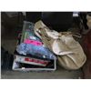 Image 1 : Bin of Tools, Battery Charger & Bag of Rope