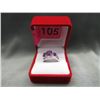 Image 2 : Stunning diamond & Amethyst Dinner Ring