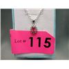 Image 1 : Ruby & Diamond Pendant/Necklace