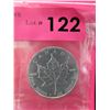 Image 1 : 1 Oz. .9999 Fine Silver Canada Maple Leaf $5 Coin