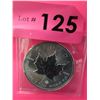 Image 1 : 1 Oz. .9999 Fine Silver Canada Maple Leaf Coin