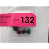 Image 1 : 4 Loose Emerald & Ruby Gemstones - 18 CTW