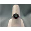 Image 1 : Stunning Garnet & Mystic Topaz Solitaire Ring