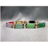 Image 1 : Multi-Coloured Jade Tennis Bracelet
