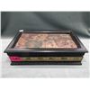 Image 1 : Large Wood Jewelry Box & Contents