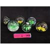 Image 1 : 6 Art Glass Paper Weights