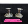 Image 1 : Pair of Birks Sterling 2.5" Candle Holders