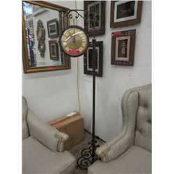 New Wall Clock on 6 Foot Metal Stand