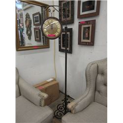 New Wall Clock on 6 Foot Metal Stand