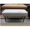 Image 1 : New Condo Size Fabric Upholstered Bench