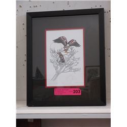 Richard Shorty Framed Print  Spirit of the Eagle 