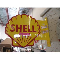 Double Sided Tin Shell Sign