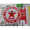 Image 1 : Double Sided Tin Texaco Sign