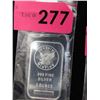 Image 1 : 1 Oz. Sunshine Minting .999 Silver Bar