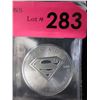 Image 1 : 1 Oz. CDA Superman S-Shield .9999 Silver Coin