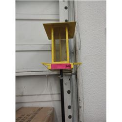 New Bird Feeder with Telescopic Post - Yellow