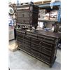 Image 1 : New Ornate 8-Drawer Dresser & Large Bedside Table