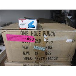 Case of New Single Hole Punches