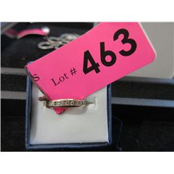 14KT Gold Diamond Wedding Band - Size 6.5