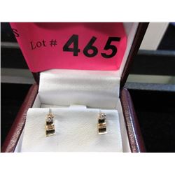 10KT Gold Diamond Earrings (No backs)