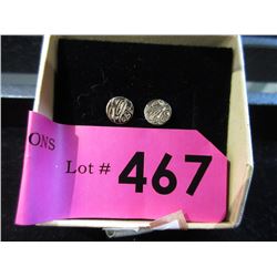 14KT Gold Haida Stud Earrings