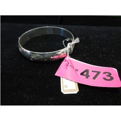 Vintage Sterling Silver Bangle Bracelet