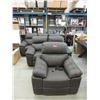Image 1 : New 3 Piece Leather Power Reclining Sofa Set