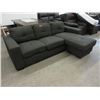 Image 1 : New 89" Fabric Sectional with Chaise End