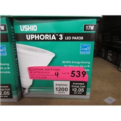 4 New 17 Watt LED Flood Light Bulbs
