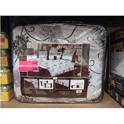 New Queen Size 7 Piece Comforter Set