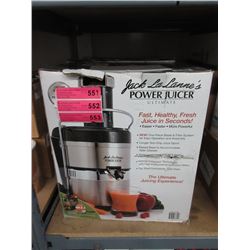 Jack La Lanne's Ultimate Power Juicer